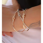 Bracelete Nó Regulável - Fechado ou Aberto