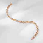 PULSEIRA CRAVEJADA BANHADA EM OURO 18K