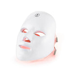 Máscara Facial LED 7 Cores para rejuvenescimento, tratamento antiacne e antirrugas.