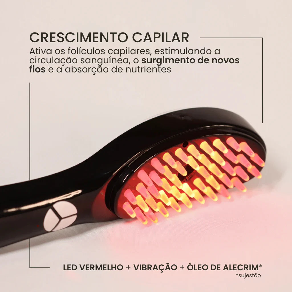 Escova de Terapia Capilar: TheraBrush Smarts 4 em 1