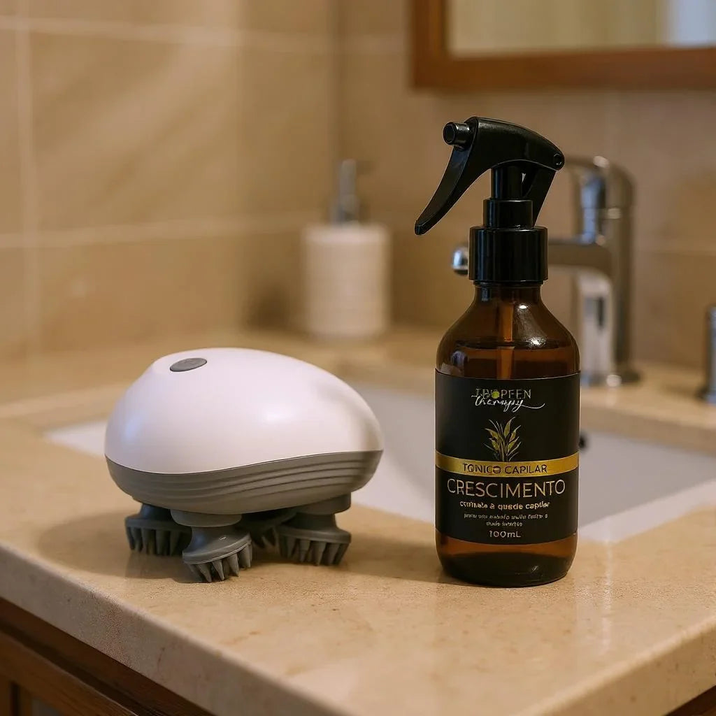 Massageador Elétrico para Couro Cabeludo