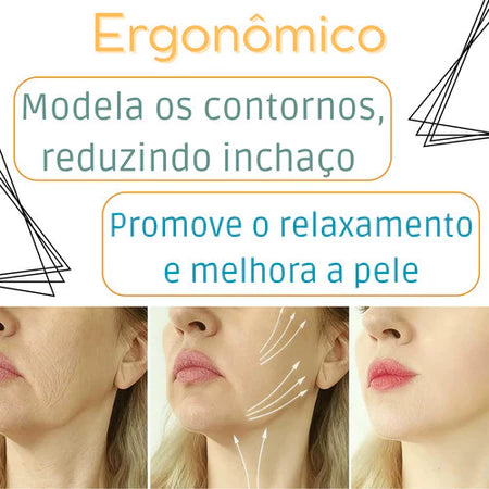 FaceLiss™ – Escova de Massagem Facial –  Ativa a Circulação Suaviza Linhas e Modela