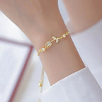 Pulseira de Amizade Banhada a Ouro 18K