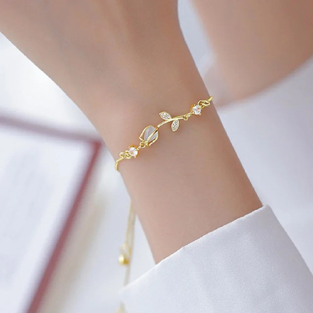 Pulseira de Amizade Banhada a Ouro 18K