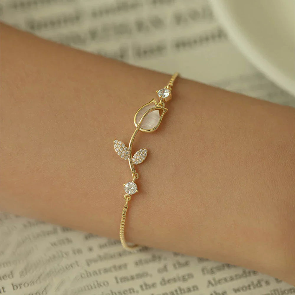 Pulseira de Amizade Banhada a Ouro 18K